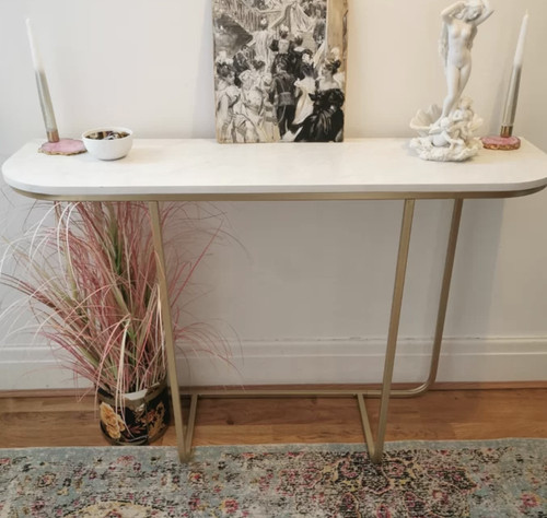 Modern console table white - table,