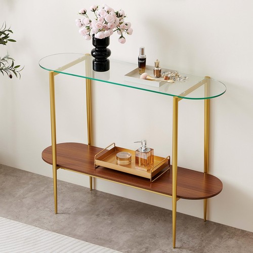 Lumfurn oval glass console - lumfurn,